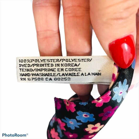 Collection XIIX Ltd Long Vibrant Floral Scarf - Picture 7 of 8